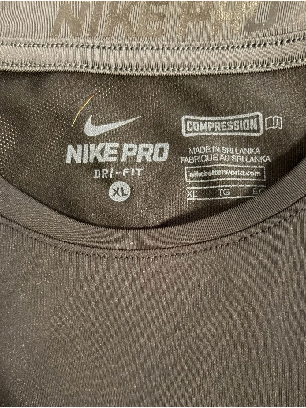 Youth Boys Nike Pro Dri-Fit Compression Sports Shirt XL